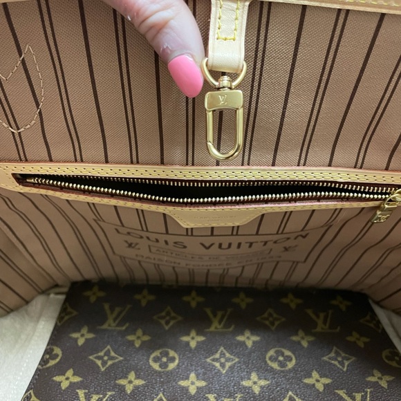Louis Vuitton Neverfull MM monogram Beige - Picture 14 of 15